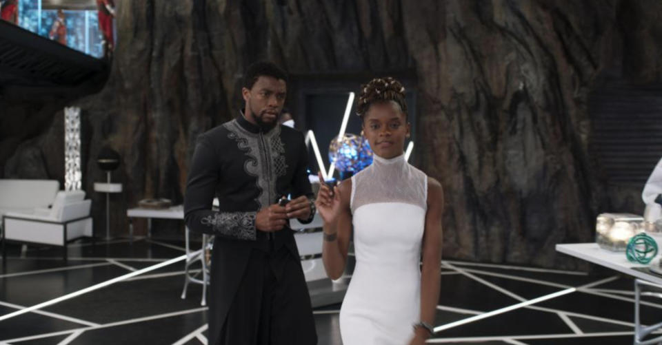 Chadwick Boseman and Letitia Wright (Photo: Marvel Studios)