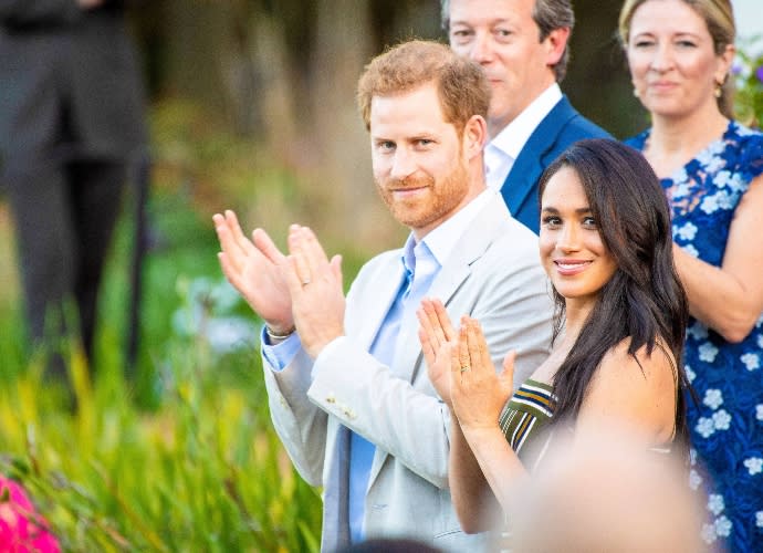 Prince Harry and Meghan Markle. - Credit: MEGA