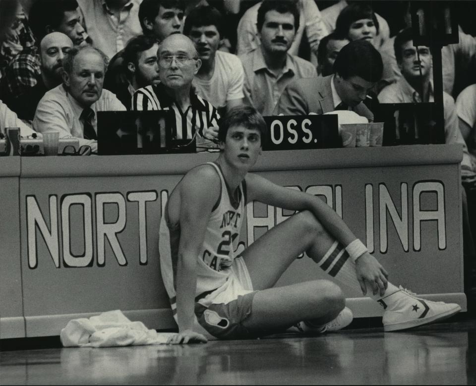 Kohler native Joe Wolf played one season at North Carolina with Michael Jordan and had four productive years with the Tar Heels.