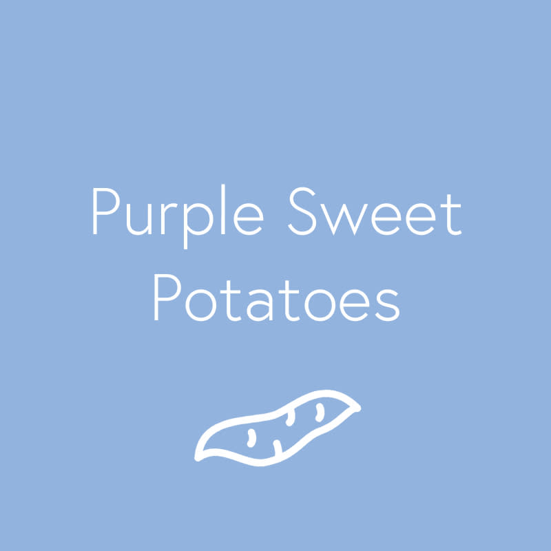<p>If you're as big a fan of yams and sweet potatoes as we are, swapping in the orange root's violet-hued sister is a fun shake-up. This varietal is more dense than a traditional sweet potato, and thus typically requires longer cooking. Whole Foods notes that the rich purple color "often indicates nutrient density and antioxidants," which makes us feel less guilty about using it in rich dishes like <a rel="nofollow noopener" href="http://www.theendlessmeal.com/vegan-purple-sweet-potato-pie/" target="_blank" data-ylk="slk:creamy vegan sweet-potato pie;elm:context_link;itc:0;sec:content-canvas" class="link ">creamy vegan sweet-potato pie</a> and <a rel="nofollow noopener" href="https://www.instagram.com/p/BCbksP7M3wO/" target="_blank" data-ylk="slk:oven-baked fries;elm:context_link;itc:0;sec:content-canvas" class="link ">oven-baked fries</a>.</p>