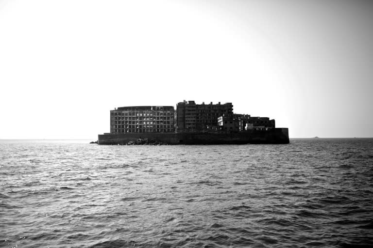 The undersea coal mines on Hashima or "Battleship Island" powered Japan's nineteenth century industrial revolution