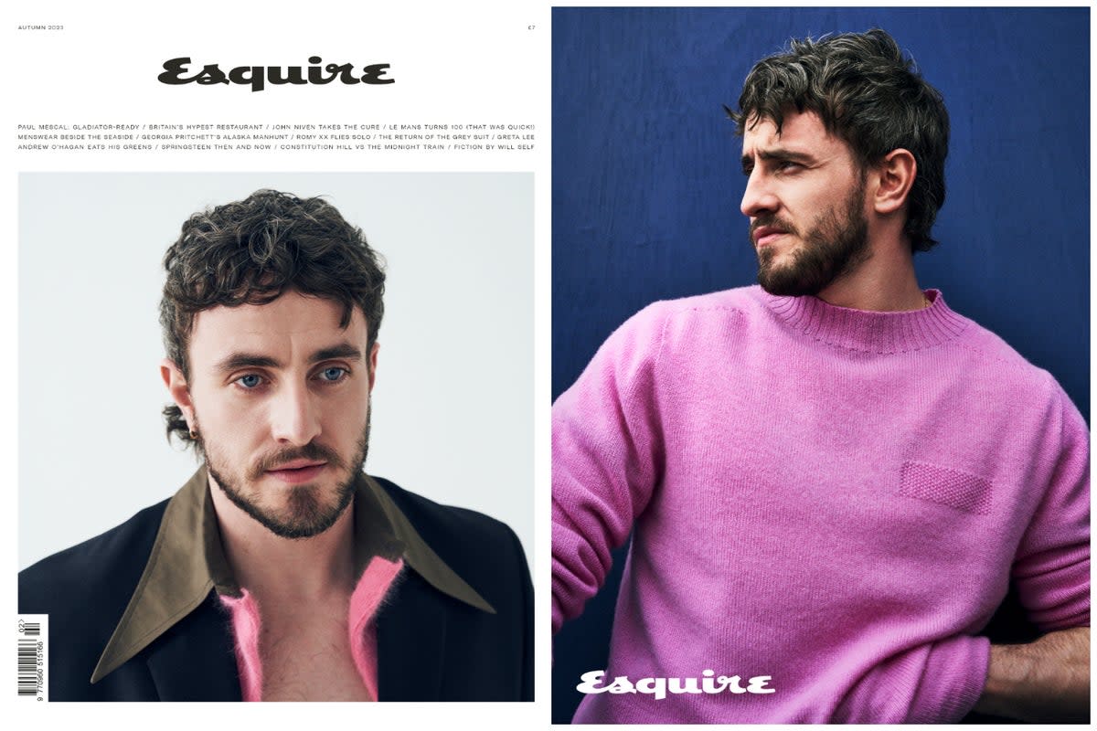 Paul Mescal covers Esquire (Simon Emmett)