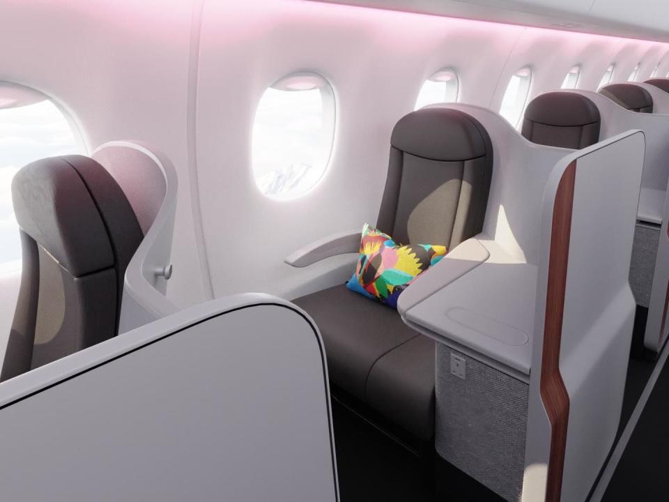 Rendering of the left side of Aisle Class.
