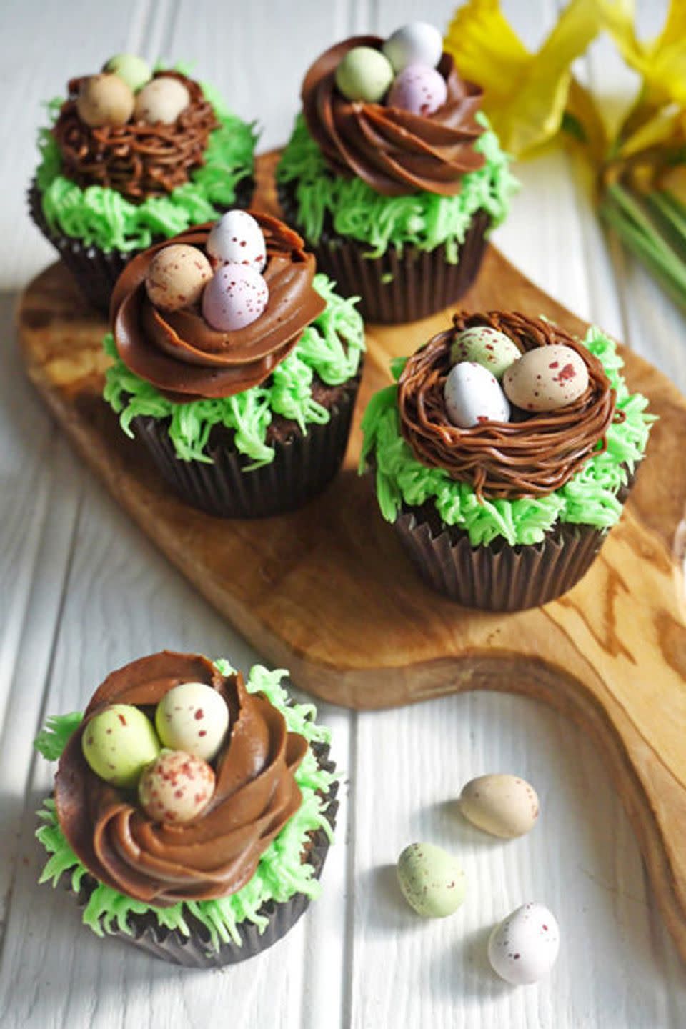 Chocolate Nest Cupcakes