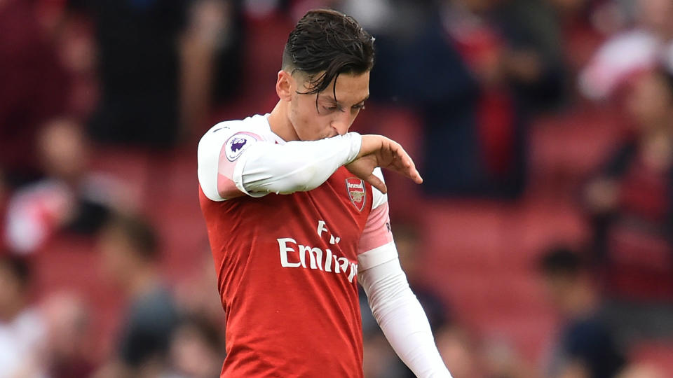 Illness rules Arsenal star Ozil out of West Ham clash