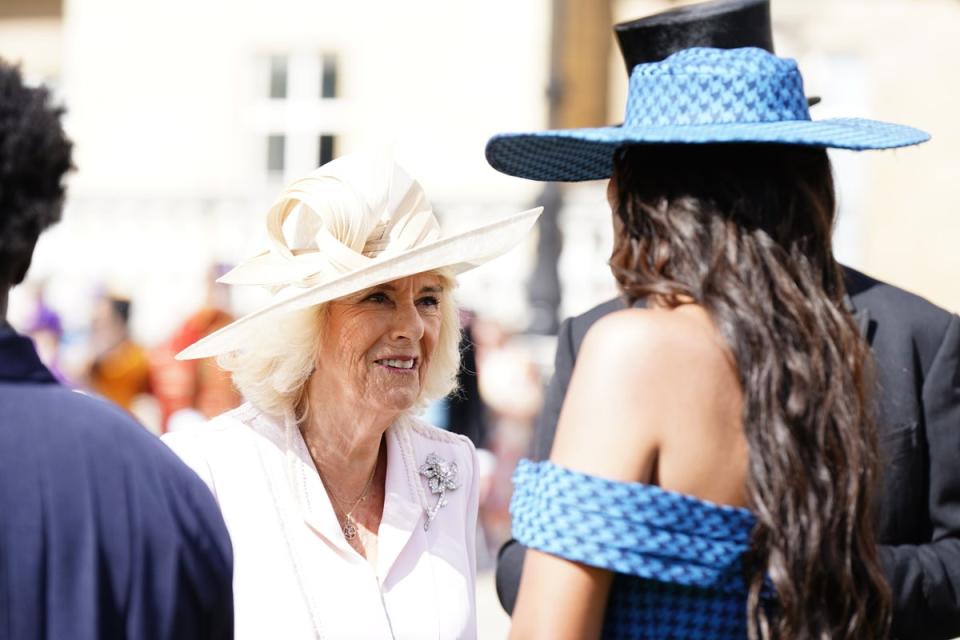 ‘You alright? Nice to meet you’ Jama said while greeting Queen Camilla (Getty Images)