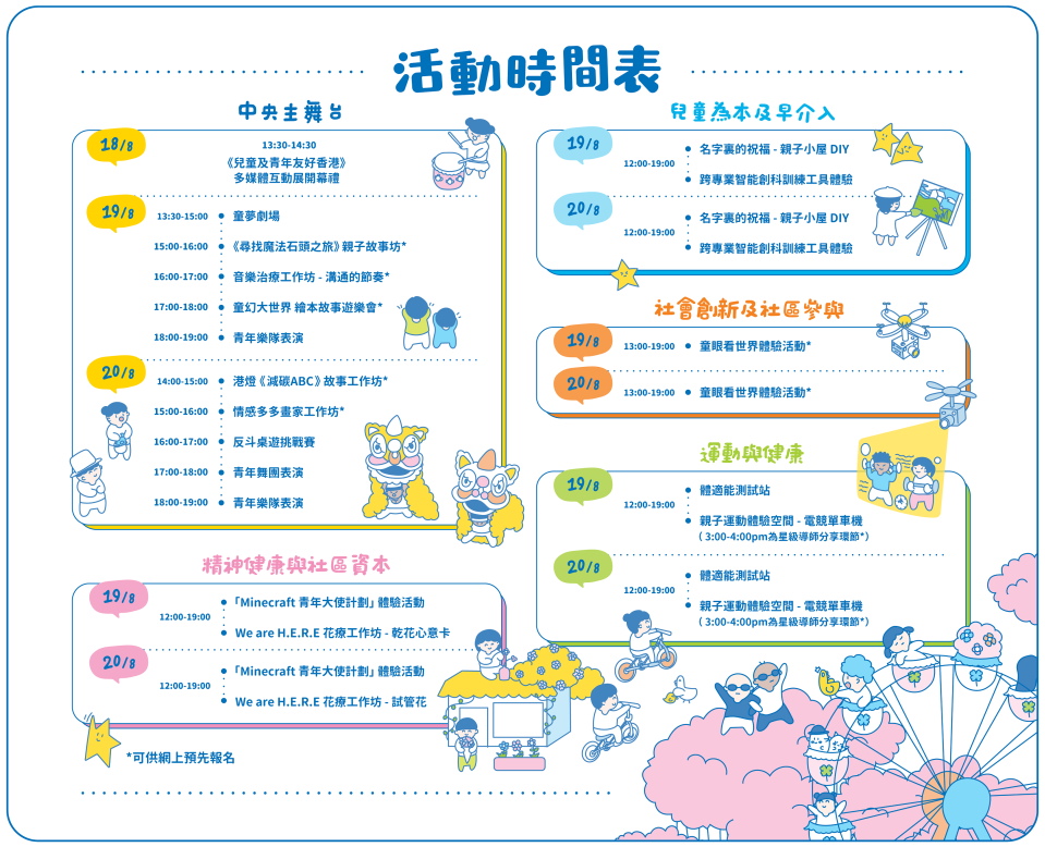 <span>3日展期有不同活動，除了展覽，亦有親子工作坊及表演等十分豐富。</span>