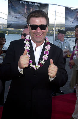 Alec Baldwin aboard the USS John C. Stennis at the Honolulu, Hawaii premiere of Touchstone Pictures' Pearl Harbor