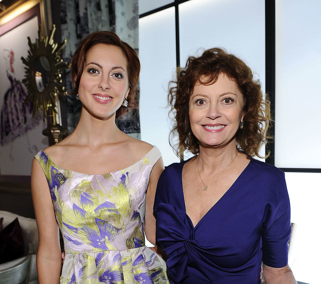<div><p>"I think (my mother) really unapologetically...went after what she needed to be fulfilled," Eva told <a href="https://www.yahoo.com/now/what-eva-amurri-martino-learned-from-oscarwinning-mom-susan-sarandon-140054328.html" data-ylk="slk:Yahoo Finance;elm:context_link;itc:0;sec:content-canvas;outcm:mb_qualified_link;_E:mb_qualified_link;ct:story;" class="link rapid-noclick-resp yahoo-link">Yahoo Finance</a>. "So it was nice to just have that example.”</p></div><span> Michael Buckner / Getty Images</span>