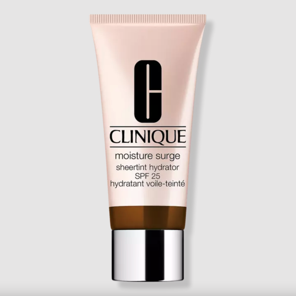 <p><strong>Clinique</strong></p><p>ulta.com</p><p><strong>$20.00</strong></p><p><a href="https://go.redirectingat.com?id=74968X1596630&url=https%3A%2F%2Fwww.ulta.com%2Fp%2Fmoisture-surge-sheertint-hydrator-broad-spectrum-spf-25-pimprod2013655&sref=https%3A%2F%2Fwww.harpersbazaar.com%2Fbeauty%2Fskin-care%2Fg43273838%2Fulta-21-days-of-beauty-sale%2F" rel="nofollow noopener" target="_blank" data-ylk="slk:Shop Now;elm:context_link;itc:0" class="link ">Shop Now</a></p><p>If you're looking for the perfect base, Clinique dreamed up trinity of moisturizers. It offers just the right amount of coverage, gives your skin a major hydration hit, <em>and</em> has some SPF built in.</p>