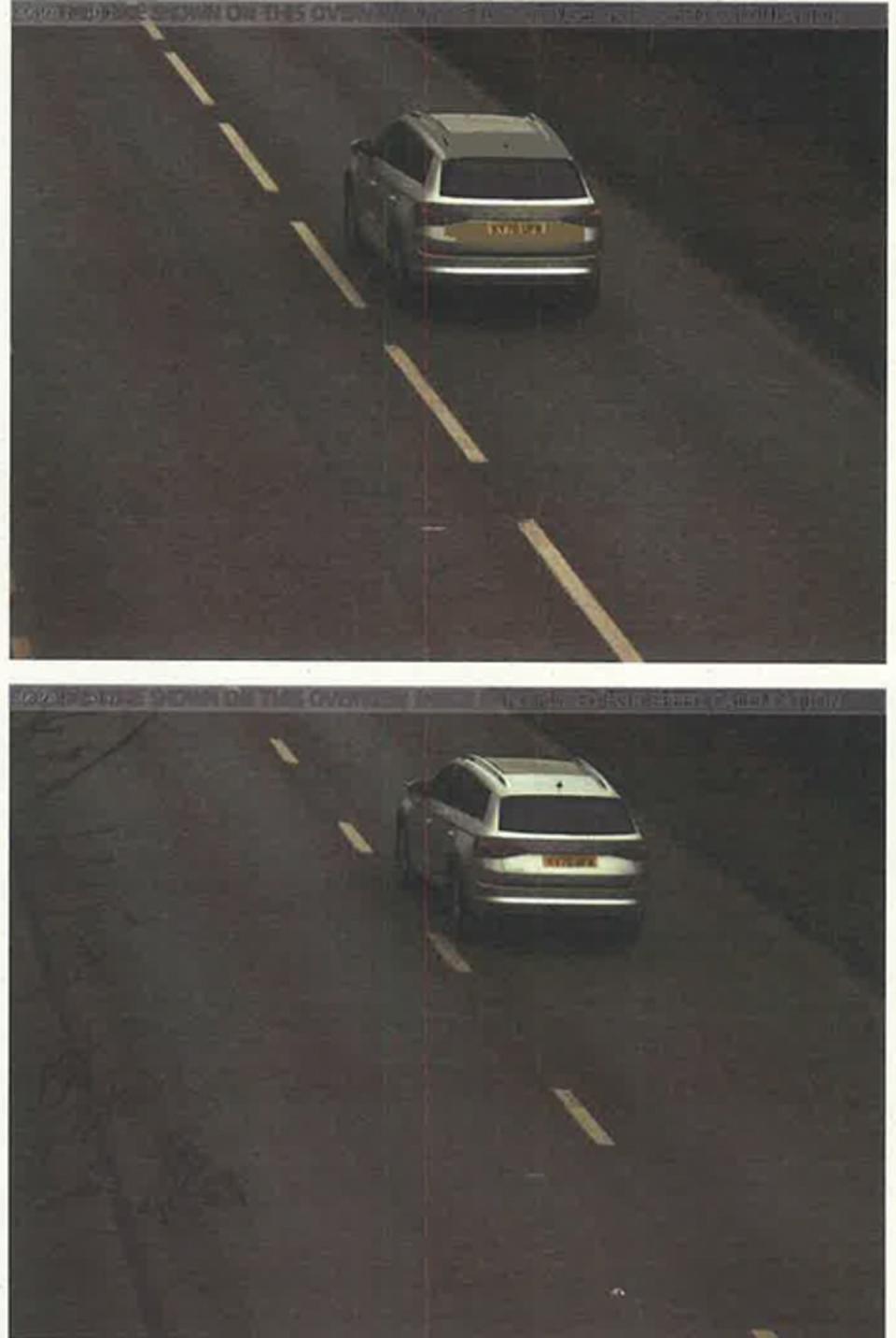 Paloma Faith’s car when she was caught speeding (Court)