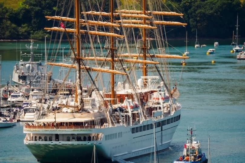 Sea Cloud Spirit in Dartmouth in 2023