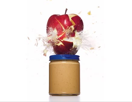 For: More Energy,  Try: AN APPLE WITH PEANUT BUTTER