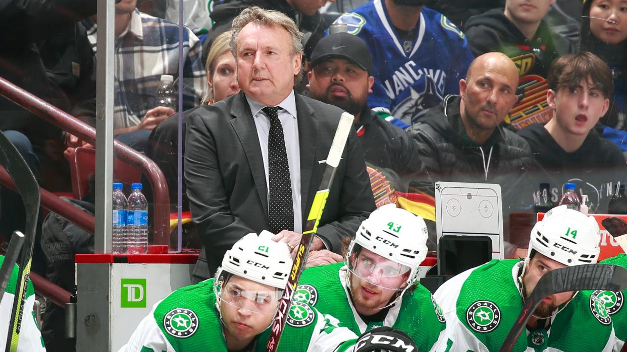 Rick Bowness coached the Dallas Stars to a Stanley Cup Final appearance in 2020. (Getty Images)