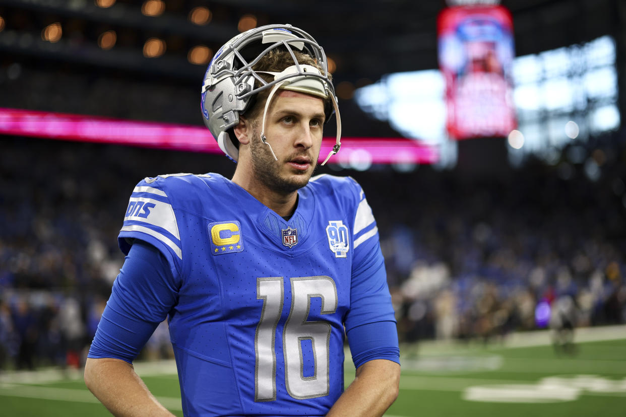 Jared Goff is coming off a very good season for the Detroit Lions. (Photo by Kevin Sabitus/Getty Images)