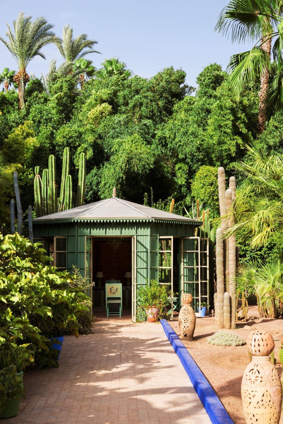 Madison Cox Associates
The octagonal house at Cox's legendary home in Marrakech, Villa Oasis (pictured above).
Known for: Gardens for both high-end residential and hospitality projects the world over. Notable clients: Lauren Santo Domingo; Anne Bass; Marella Agnelli. ► New York; Madisoncox.com