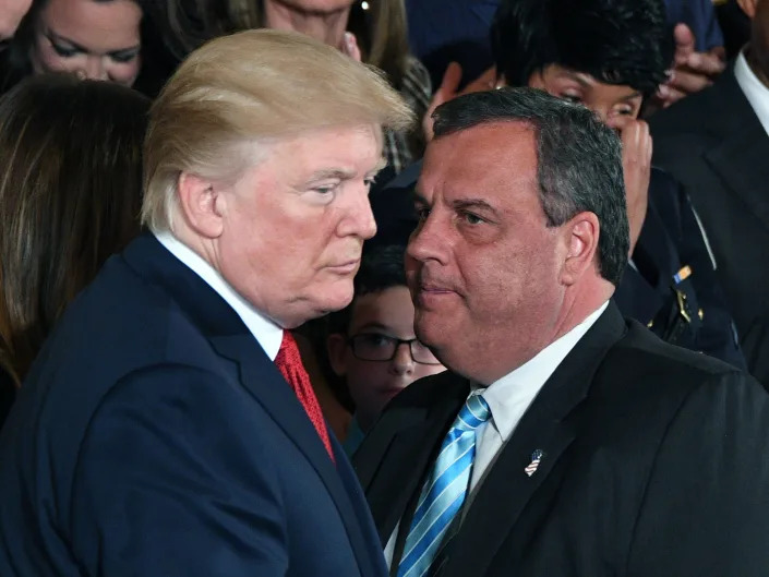 Donald Trump and Chris Christie