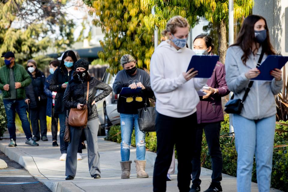 San francisco vaccine line