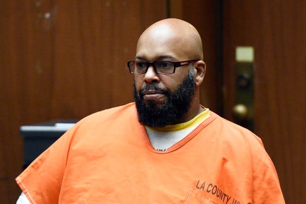 suge-knight-podcast.jpg Marion "Suge" Knight Court Appearance - Credit: Kevork Djansezian/Getty Images