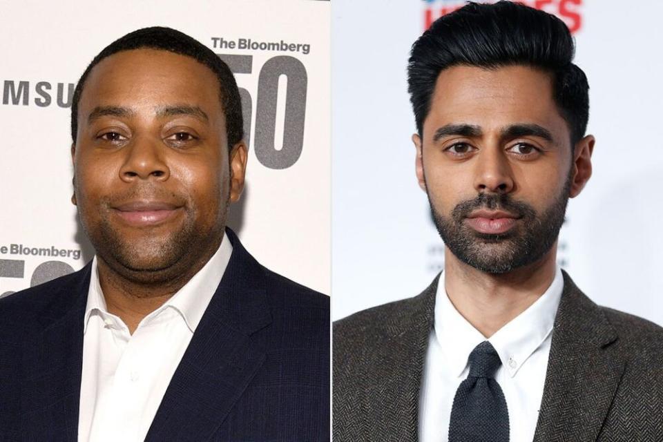 Kenan Thompson (left) and Hasan Minhaj | Clint Spaulding/Getty; John Lamparski/Getty