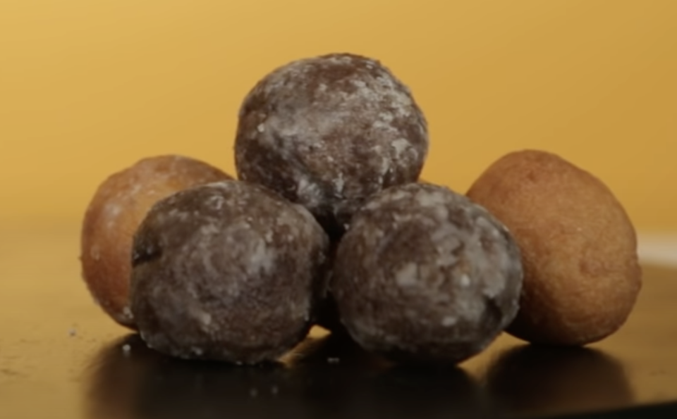 A variety of donut holes