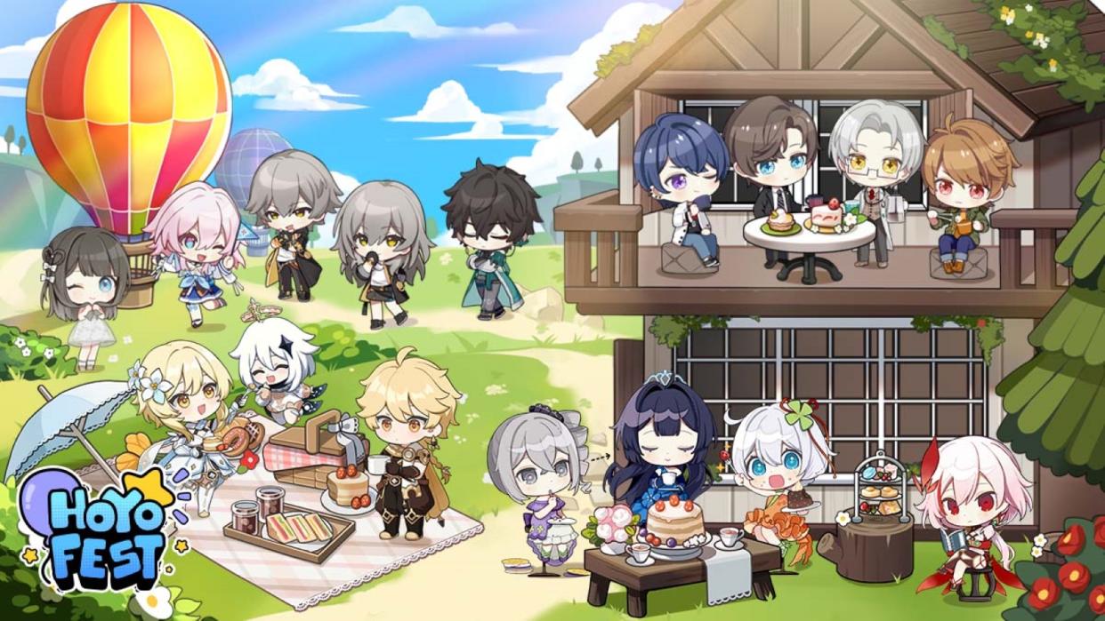 Fans of HoYoverse games Genshin Impact, Honkai Impact 3rd, and Tears of Themis will get the chance to celebrate in themed collab cafes in Singapore, the Philippines, Malaysia, and other Southeast Asian countries for HoYo Fest 2022. (Photo: HoYoverse)