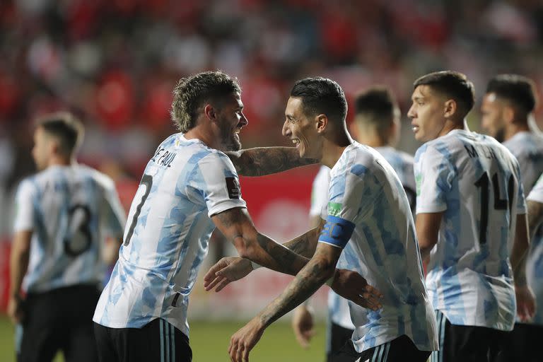 Rodrigo de Paul se encuentra en España con la Selección Argentina