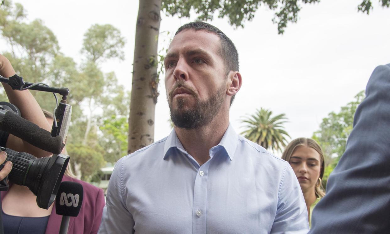 <span>Zachary Rolfe intends to make a claim of privilege against self-incrimination at the inquest into the death of Kumanjayi Walker.</span><span>Photograph: Aaron Bunch/AAP</span>