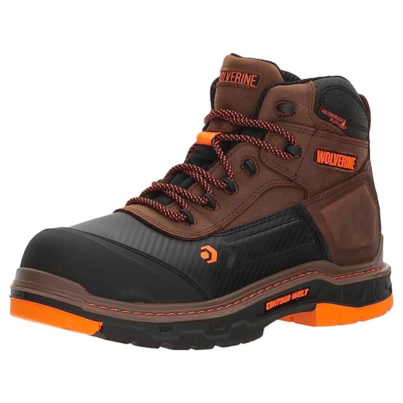 <p>Courtesy of Amazon</p><p>Wolverine’s 6-inch Overpass work boot has a composite toe and is waterproof, making it a great option for jobs that come with unexpected conditions. The Ortholite insole helps reduce the need for third-party orthotics but it’s removable if you choose to use one. They’re ASTM F2413-11 M I/75 C/75 EH compliant. </p><p><strong>What Customers Say:</strong> This boot has garnered over 10,500 ratings with most of them being five-star. Anybody from construction superintendents to cold storage workers has said they fit great and offer long-lasting comfort, and many have said they’ll make it to around the one-year mark if you’re really hitting them hard every day. <a href="https://clicks.trx-hub.com/xid/arena_0b263_mensjournal?q=https%3A%2F%2Fwww.amazon.com%2Fgp%2Fcustomer-reviews%2FR2TTUU65V70N30%3FlinkCode%3Dll2%26tag%3Dmj-yahoo-0001-20%26linkId%3Dff7707a56fbefd2cfbc2cdad32cd3c9e%26language%3Den_US%26ref_%3Das_li_ss_tl&event_type=click&p=https%3A%2F%2Fwww.mensjournal.com%2Fstyle%2Famazon-prime-day-october-2023-boots-deals%3Fpartner%3Dyahoo&author=Anthony%20Mastracci&item_id=ci02cb8902b0002758&page_type=Article%20Page&partner=yahoo&section=hiking%20boots&site_id=cs02b334a3f0002583" rel="nofollow noopener" target="_blank" data-ylk="slk:One customer lauded them;elm:context_link;itc:0;sec:content-canvas" class="link ">One customer lauded them</a> for their ability to remain comfortable in different environments ranging in temperature from 33 to 105 degrees Fahrenheit.</p><p>[$117 (was $180); <a href="https://clicks.trx-hub.com/xid/arena_0b263_mensjournal?q=https%3A%2F%2Fwww.amazon.com%2FWolverine-Overpass-Composite-Waterproof-Summer%2Fdp%2FB01N4F7JJK%3FlinkCode%3Dll1%26tag%3Dmj-yahoo-0001-20%26linkId%3D8bf6fb130bd0786e5e7f0b551275f65d%26language%3Den_US%26ref_%3Das_li_ss_tl&event_type=click&p=https%3A%2F%2Fwww.mensjournal.com%2Fstyle%2Famazon-prime-day-october-2023-boots-deals%3Fpartner%3Dyahoo&author=Anthony%20Mastracci&item_id=ci02cb8902b0002758&page_type=Article%20Page&partner=yahoo&section=hiking%20boots&site_id=cs02b334a3f0002583" rel="nofollow noopener" target="_blank" data-ylk="slk:amazon.com;elm:context_link;itc:0;sec:content-canvas" class="link ">amazon.com</a>]</p>