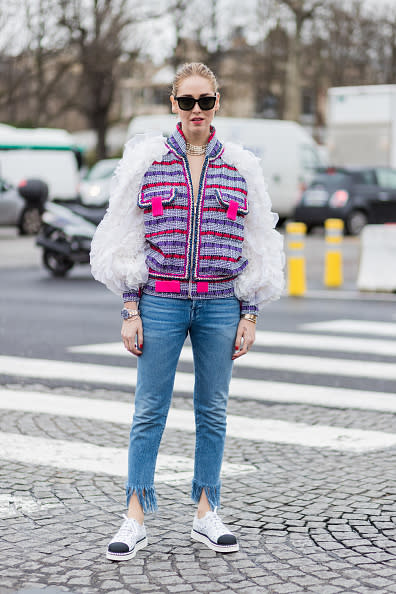 Chiara Ferragni denim trends