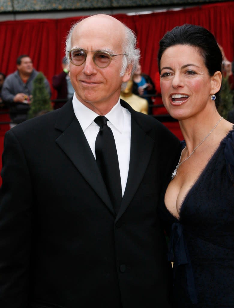 David and his then-wife, Laurie Lennard, in 2007. AP