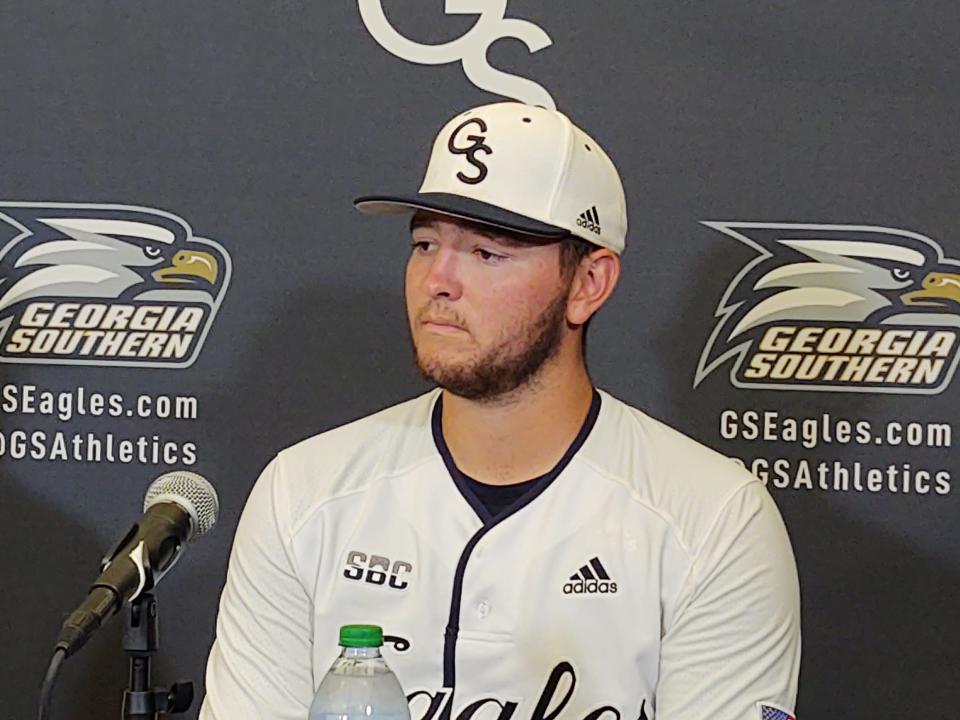 Georgia Southern sophomore left-handed pitcher Ty Fisher.