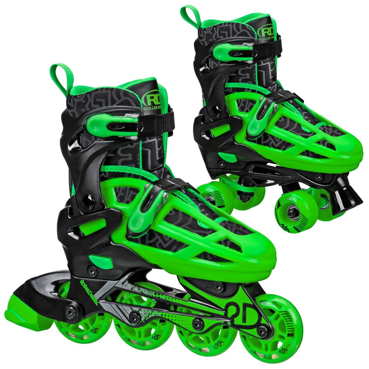 Roller Derby Boys 2-in-1 Roller/Inline Skates
