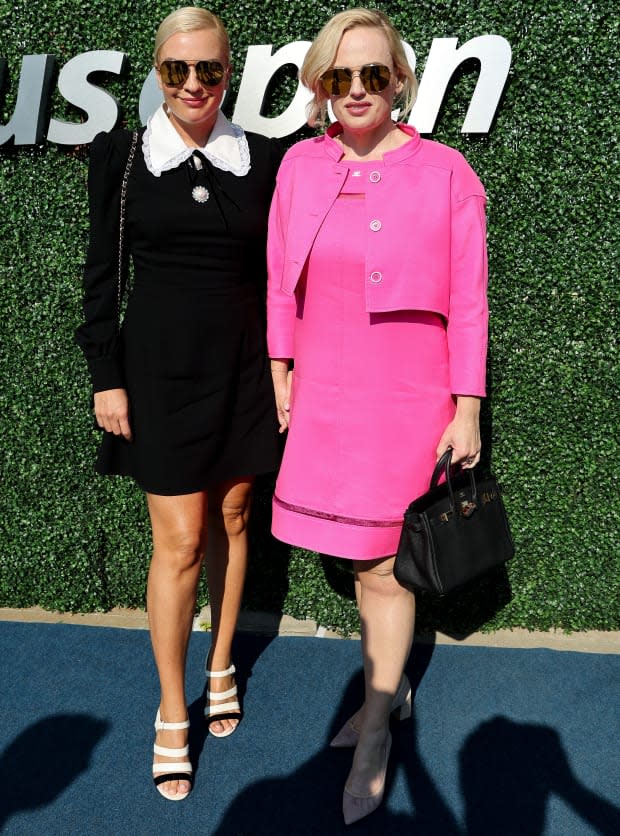 Rebel Wilson and Ramona Agruma at the U.S. Open on Aug. 29, 2022<p>Jean Catuffe/GC Images</p>