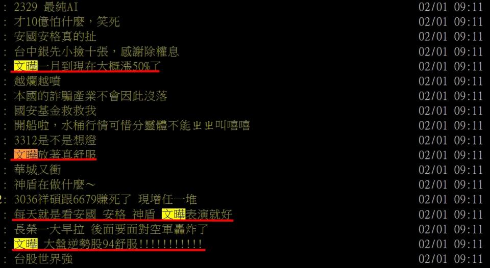 網友討論股市。圖／擷取自PTT股市版