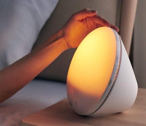 If you’ve fallen out of your sleep routine, invest in this 15%-off Philips light alarm clock which will naturally wake you up to a sunrise simulation