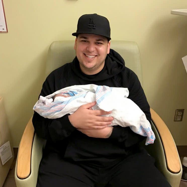 Rob and Chyna welcomed baby Dream together last year.
