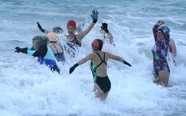 New Year’s Day swim