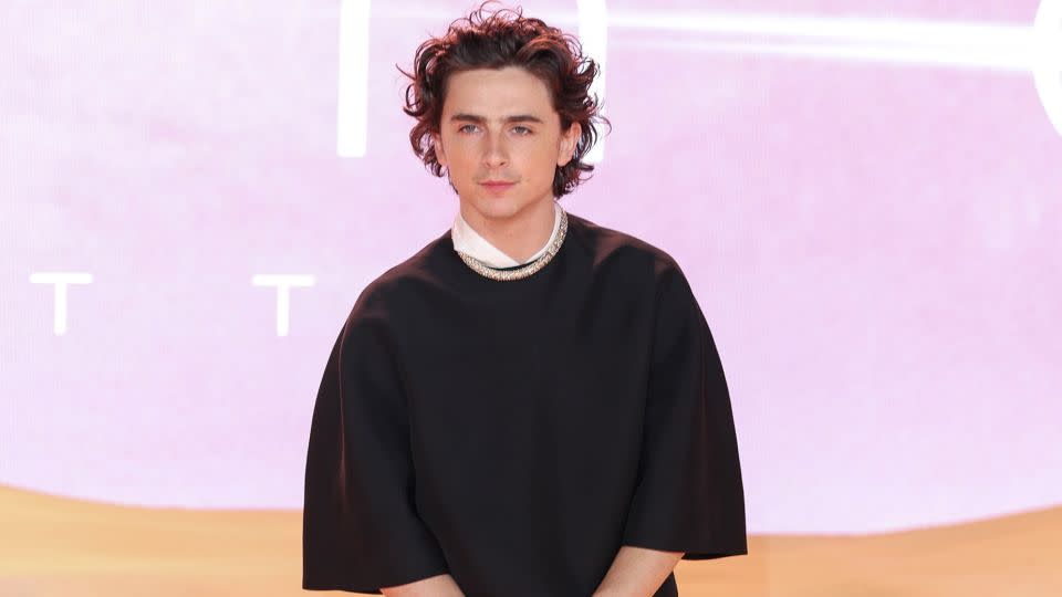 Chalamet in Haider Ackermann at the London premiere. - Mike Marsland/WireImage/Getty Images