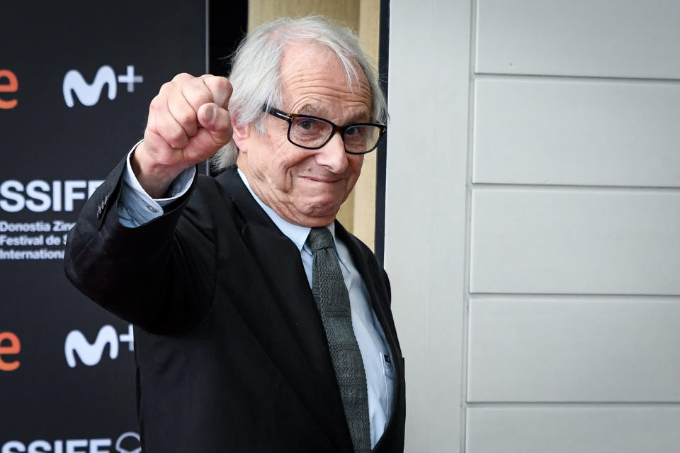 Ken Loach attends 'Sorry We Missed You'  photocall during 67th San Sebastian International Film Festival on September 25, 2019 in San Sebastian, Spain. (Photo by Carlos R. Alvarez/WireImage)