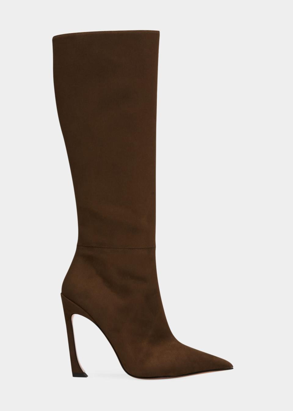 14) Nadja Vegan Suede Knee Boots