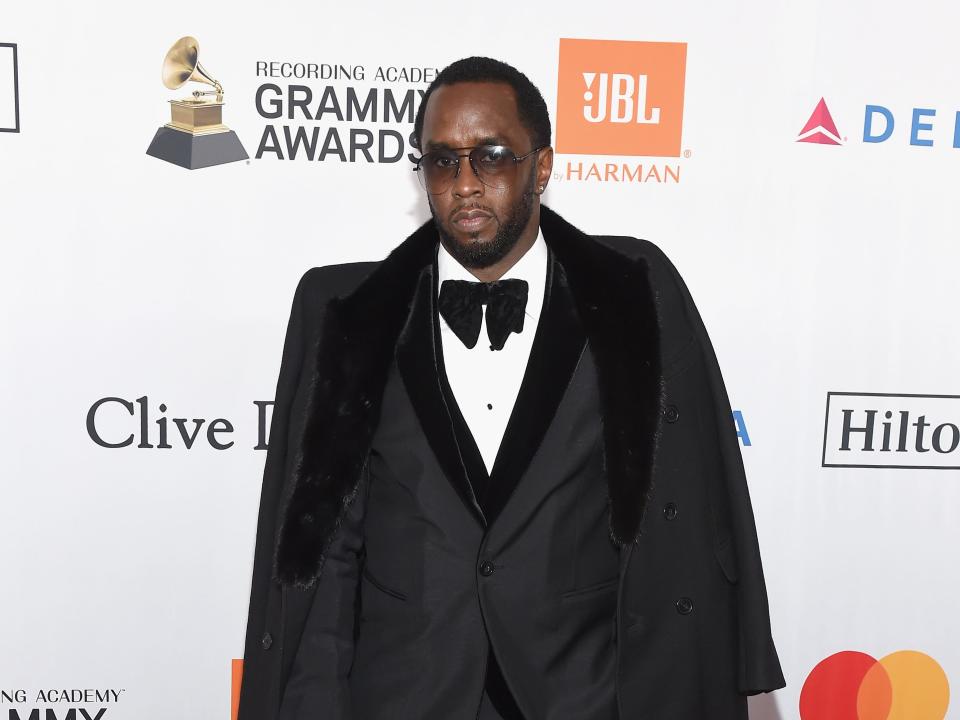 Sean 'Diddy' Combs attends the Clive Davis and Recording Academy Pre-GRAMMY Gala and GRAMMY Salute to Industry Icons Honoring Jay-Z in New York City.