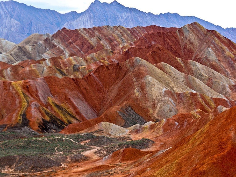 Danxia Geological Park Zhangye in China