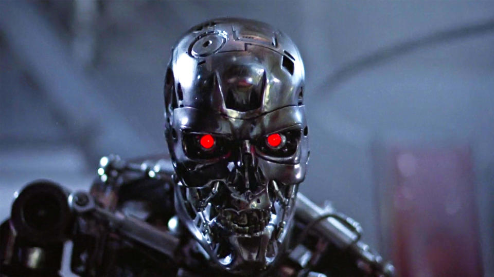 James Cameron's dream about a murderous metal man inspired The Terminator. (Orion Pictures/Alamy)