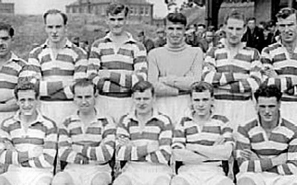 Sean Connery and his Bonnyrigg Rose team-mates