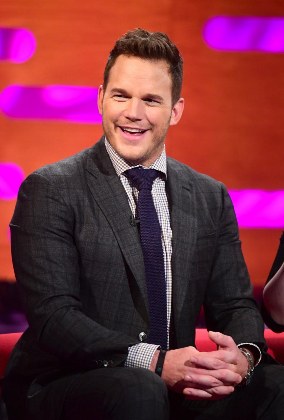 Guest: Hollywood actor Chris Pratt is on The Graham Norton Show (PA Images on behalf of So TV)