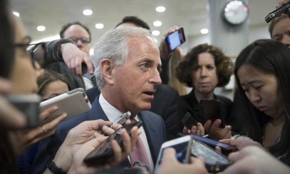 Bob Corker said: ‘We need a better understanding of the path to resolve the current dispute and reunify the GCC.’