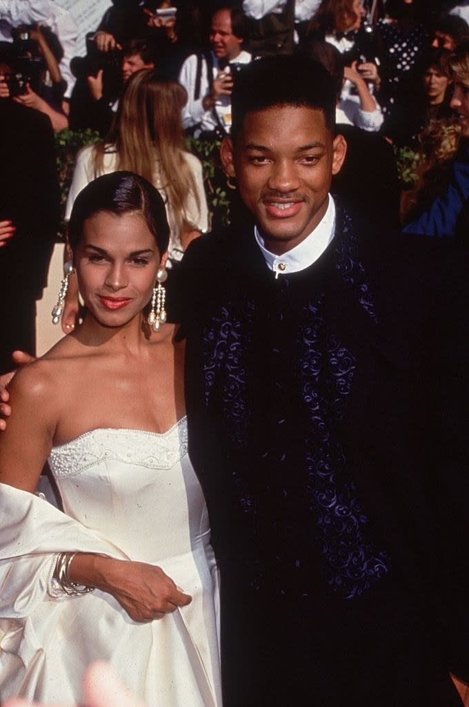 Sheree and Will posing on a red carpet