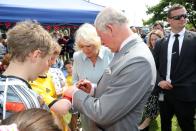 <p>During his visit to Christchurch, Prince Charles gave one fan a rare signature on his cast.</p>