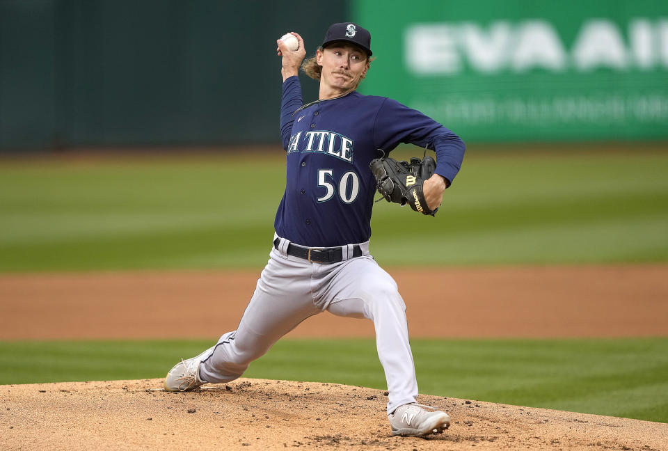 Bryce Miller在MLB舞台的初登板表現非常優異。（Photo by Thearon W. Henderson/Getty Images）